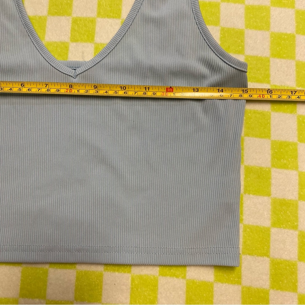 Blue Crop Top - Picture 6 of 7